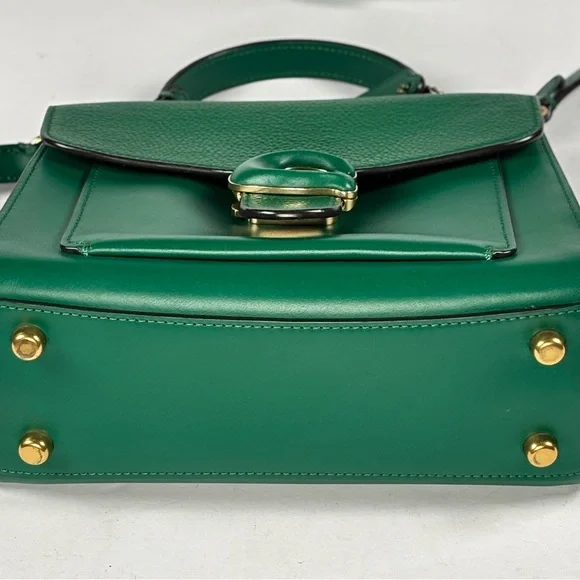 Coach Emerald Green tabby 20 Leather Satchel - Picture 16 of 16